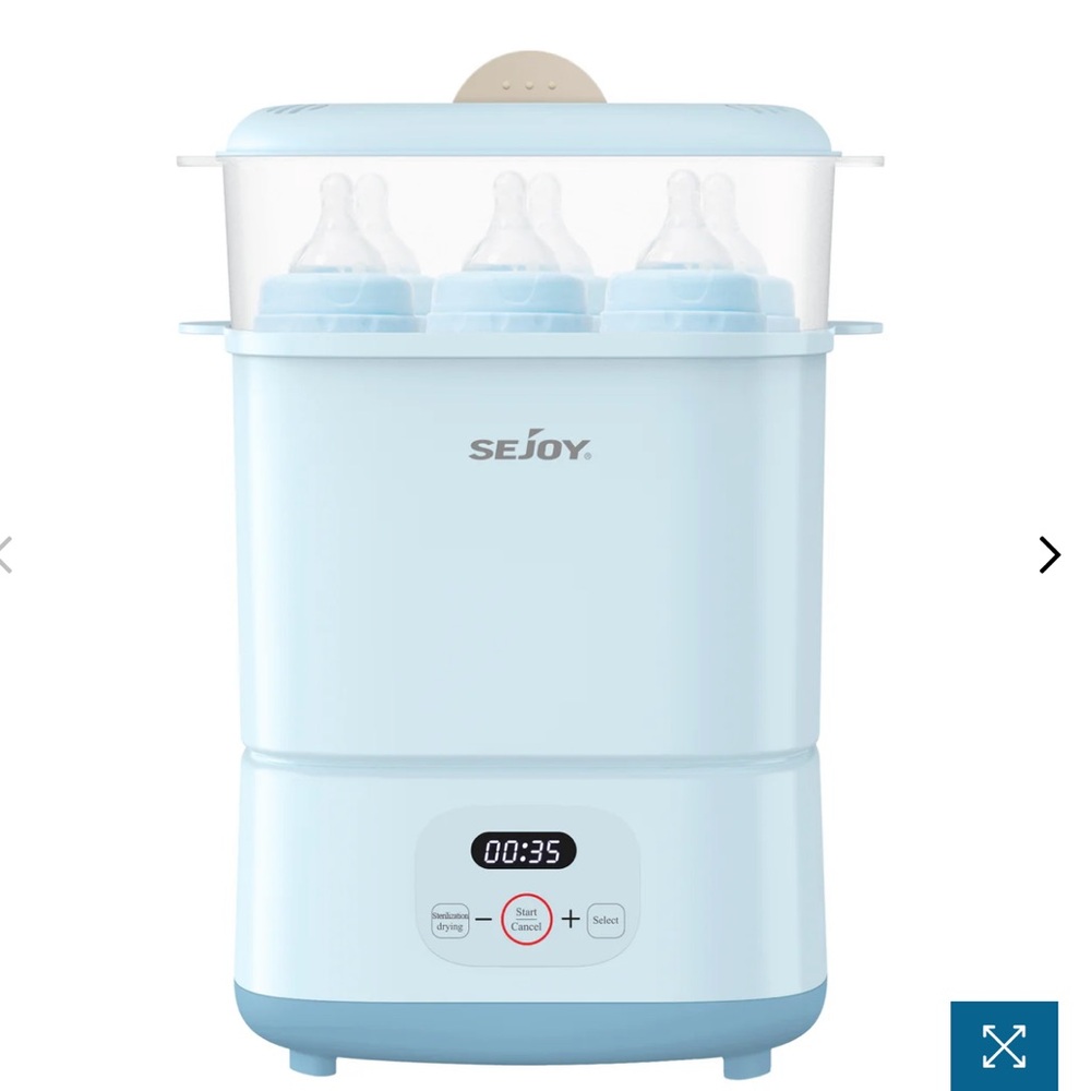 Sejoy Baby Bottle Sterilizer and Dryer, Warmer Milk, Heating Food, Electric Stea